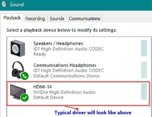 how to turn off hdmi audio windows 10