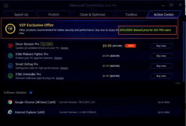 Discount Offers For Iobit Advanced Systemcare Pro Users