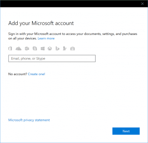 Add Microsoft Account Outlook.com Windows 10 Mail