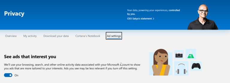 Microsoft Account Settings – Things that can be managed in 2020