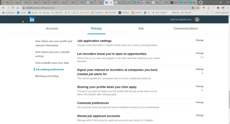 6 Linkedin Privacy Settings For The Right Job Search