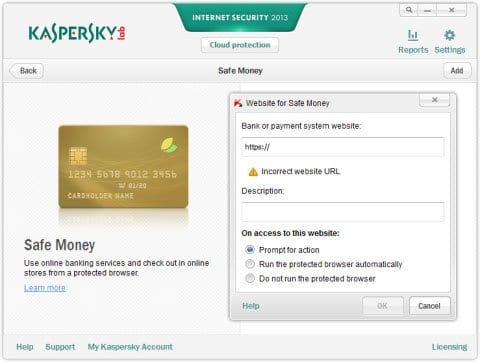 Safe Money Kaspersky Review