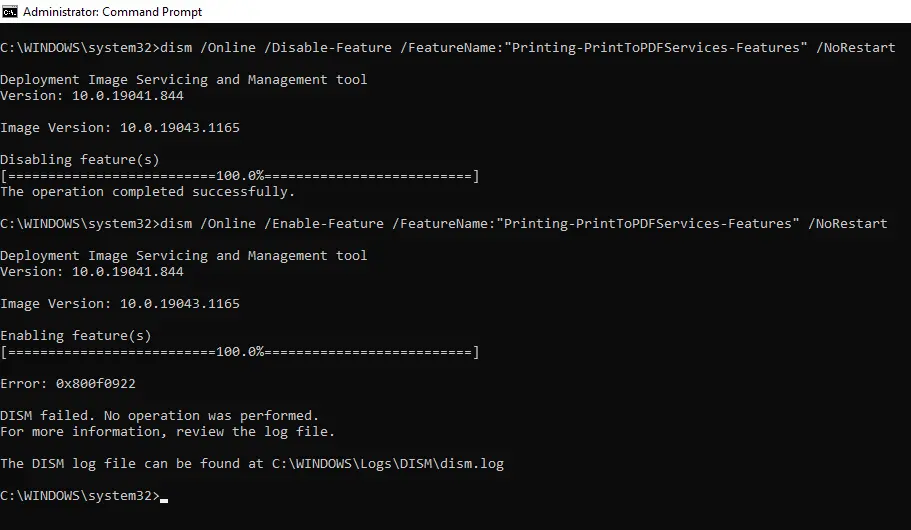 microsoft print to pdf missing windows 10 11
