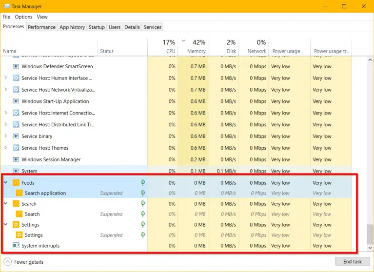 Fix Search Application Task Manager Issues On Windows 11/10