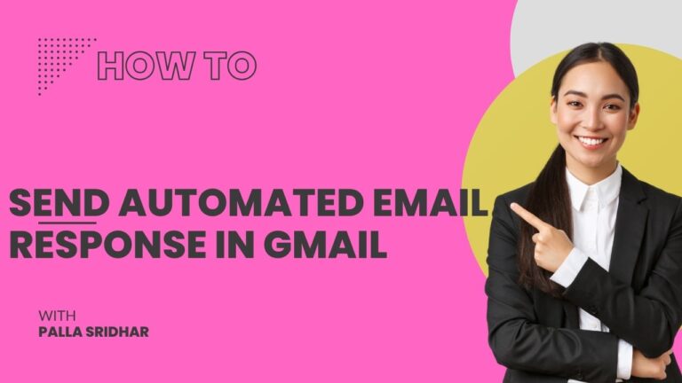 Get Automated Email Response in Gmail Ready in 2 Minutes