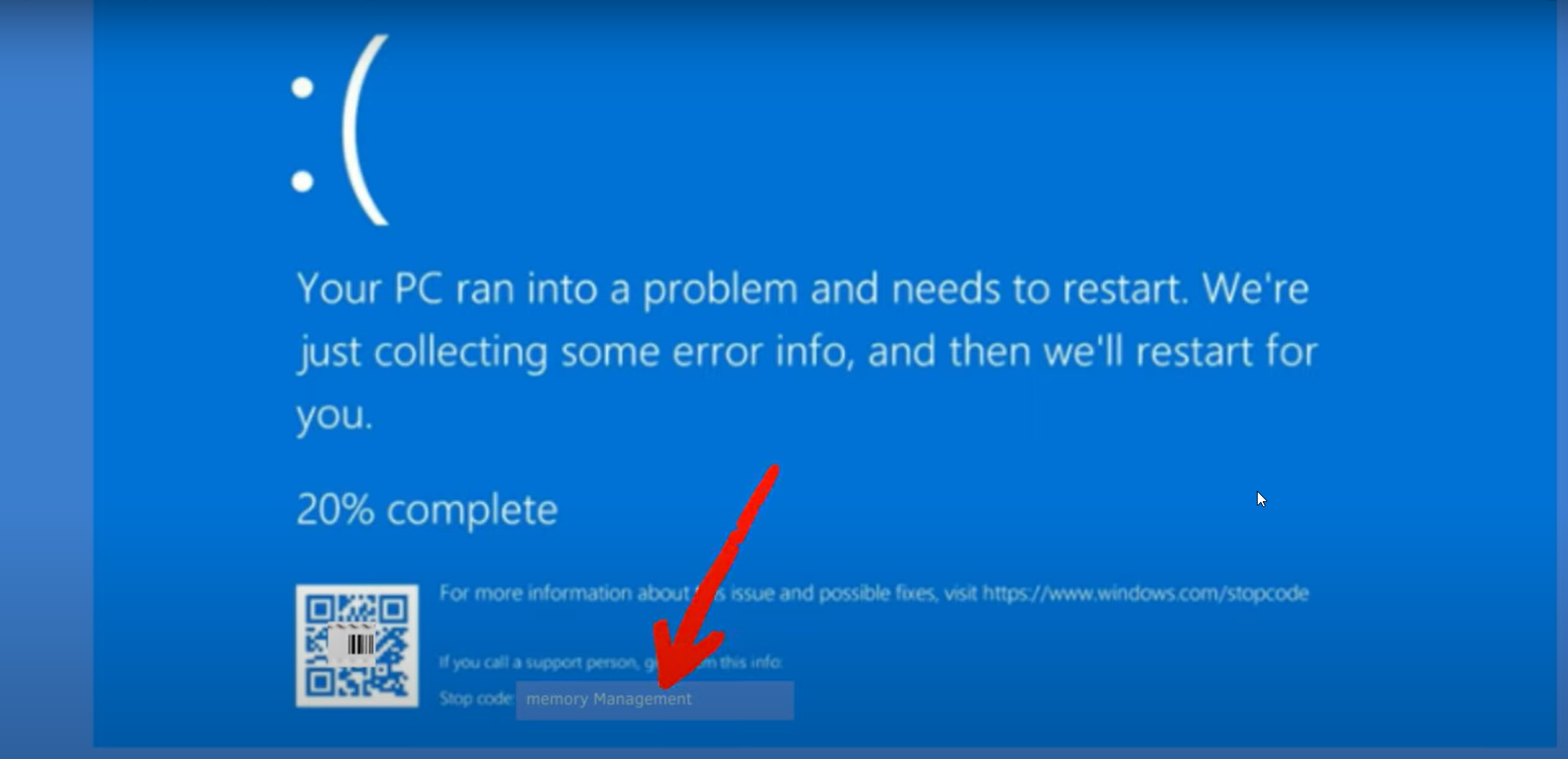 fix windows 11 bsod MEMORY management error