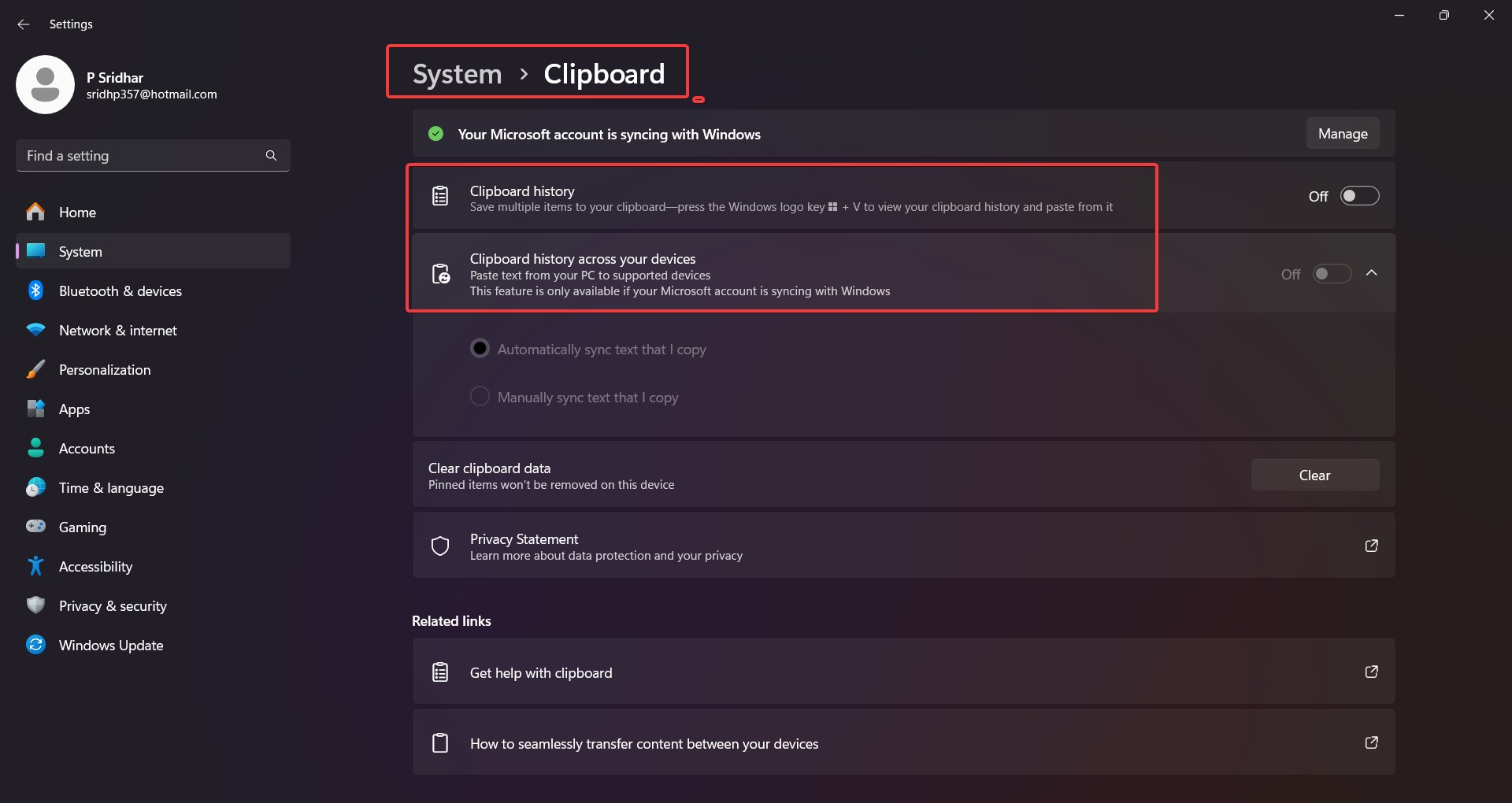 Windows 11 Clipboard Problem Fix