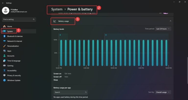 Adjust Power And Sleep Settings Windows 11 Battery Usage